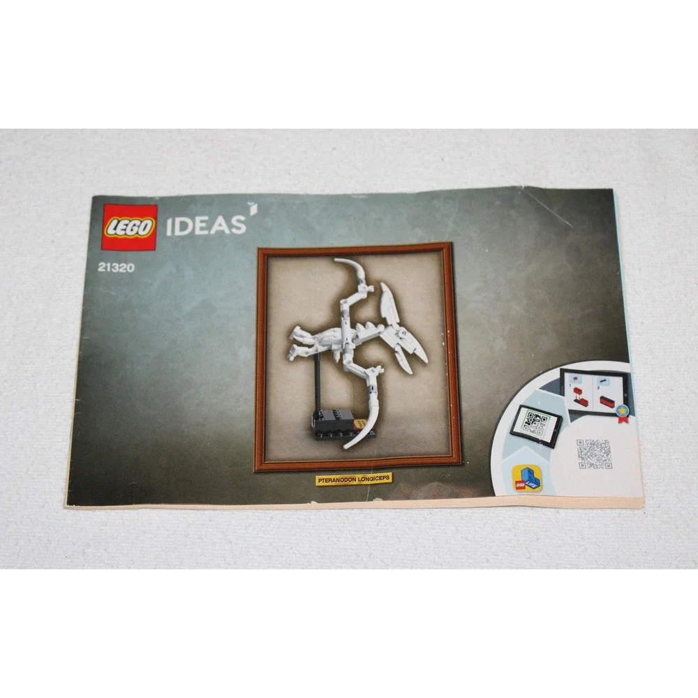 3 LEGO Ideas Instruction Manuals ONLY dinosaur fossils 21320 T-Rex Triceratops